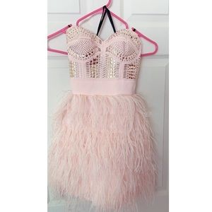 Bebe Feather Dress